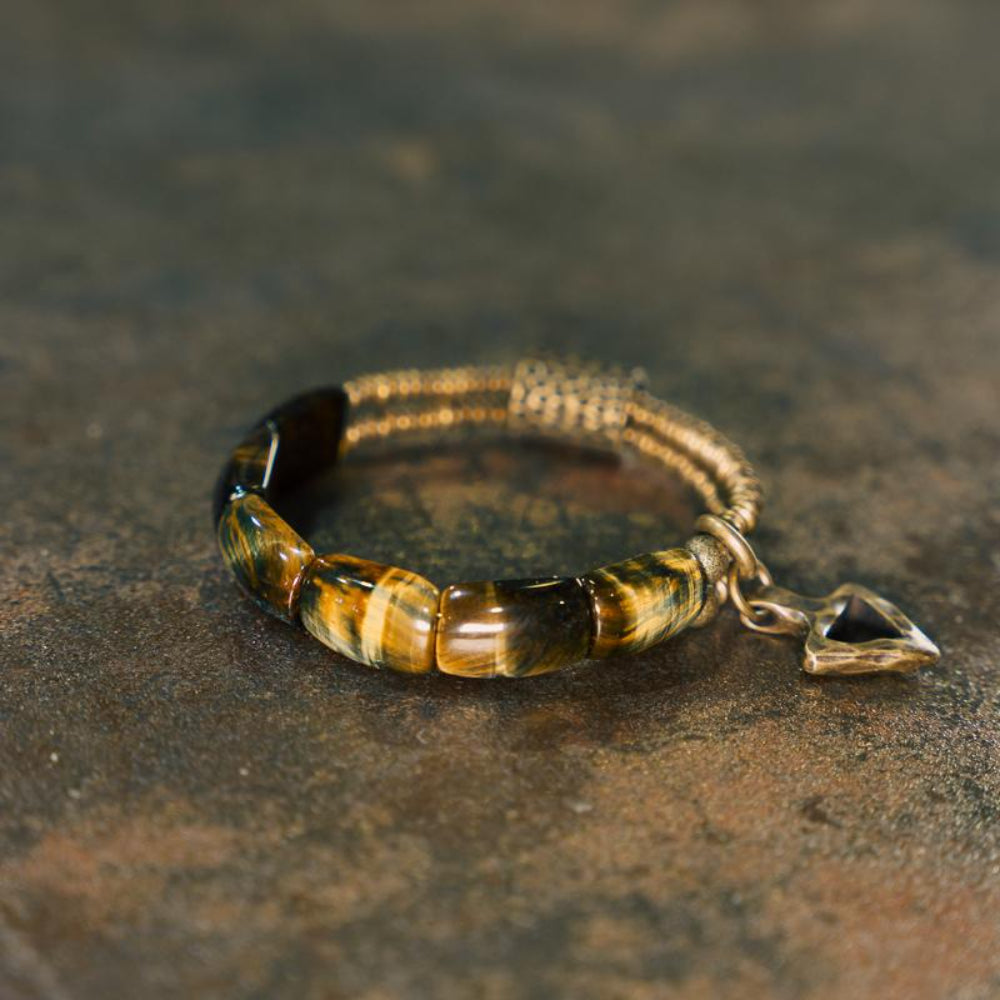 EastKarma ABUNDANCE FLOW TIGER EYE BRACELET