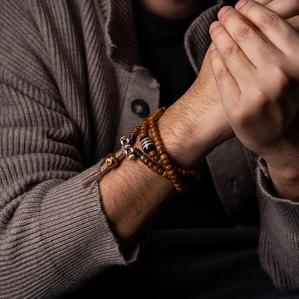 EastKarma GUARDIAN BLESSINGS YAK BONE NECKLACE - Image 4