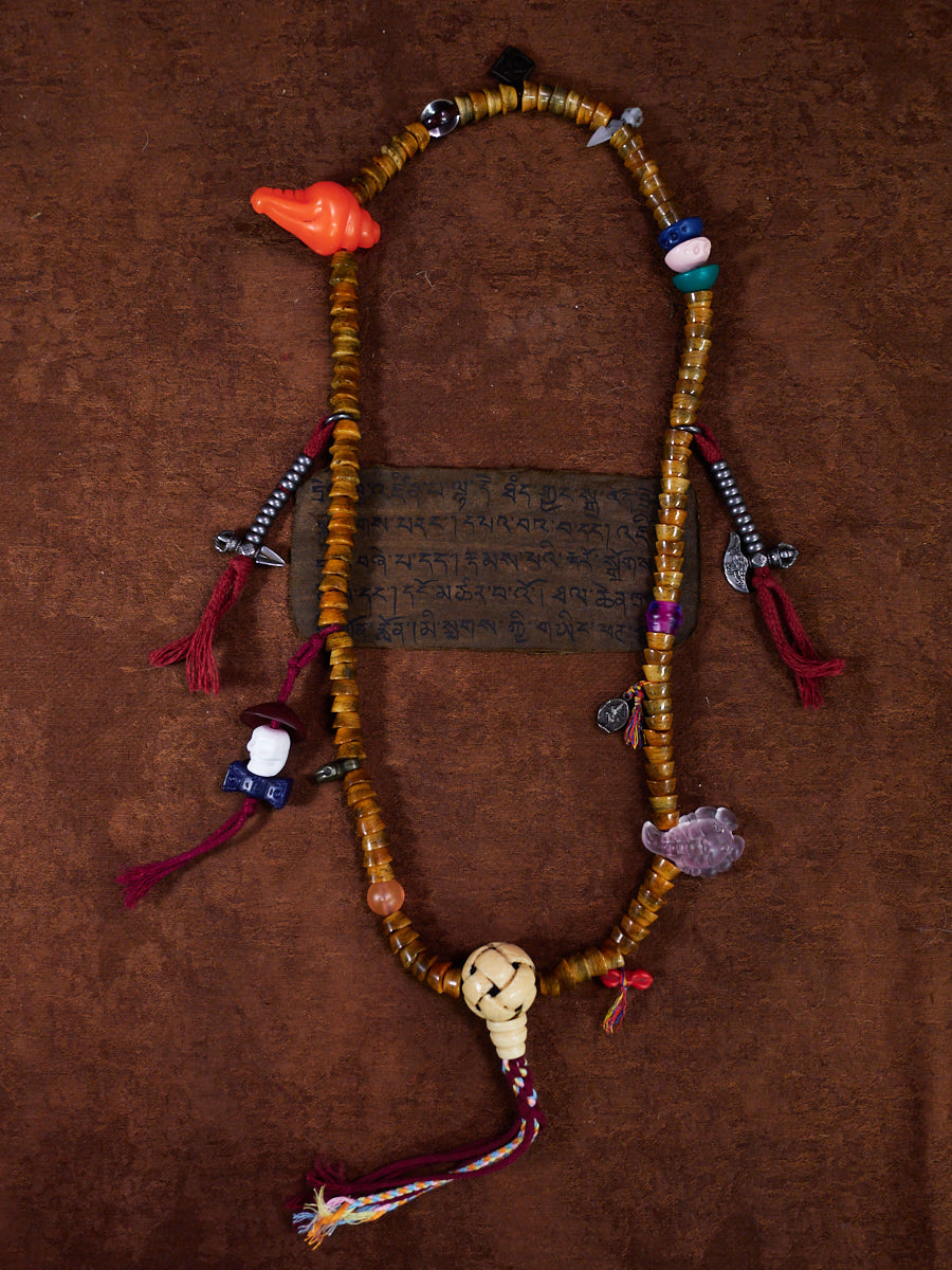 EastKarma YAK BONE THOKCHA SPIRIT NECKLACE