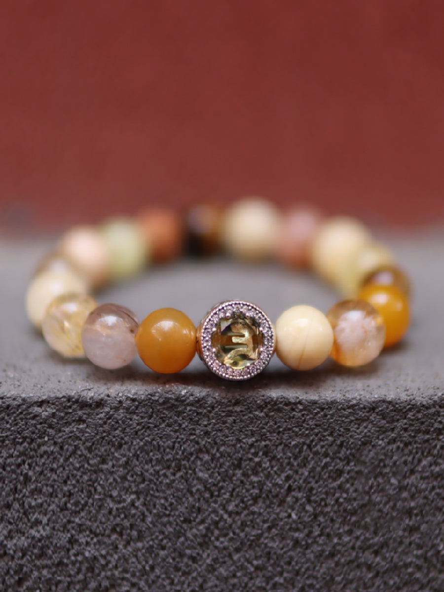 EastKarma YELLOW WEALTH GOD MANY TREASURES PROTECTION BRACELET