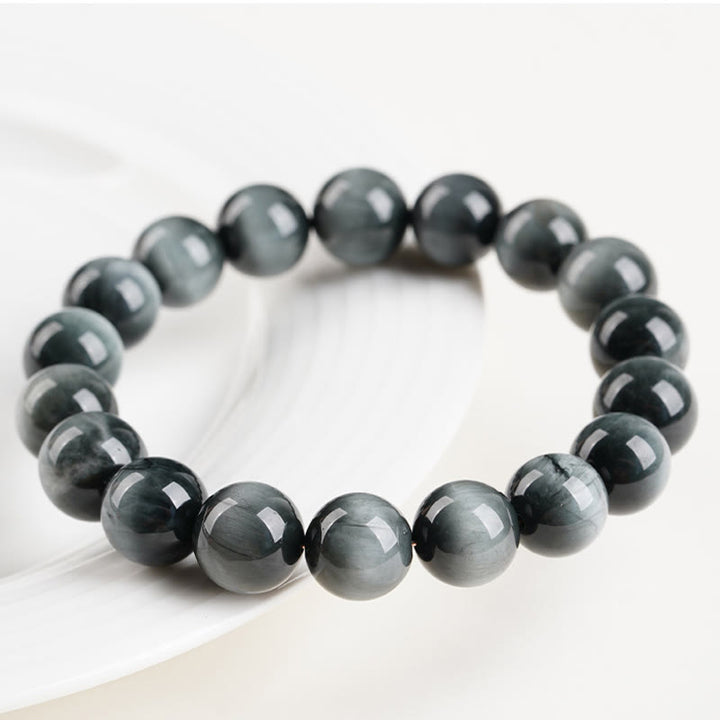 EastKarma Eagle's Eye Stone Positive Calm Beaded Bracelet - Image 2