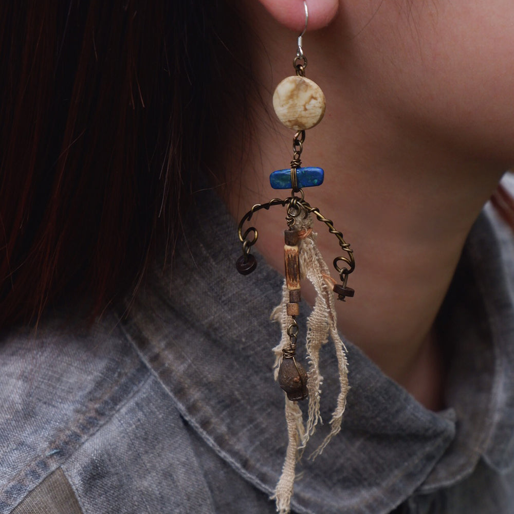 EastKarma PROSPERITY WISDOM EARRINGS