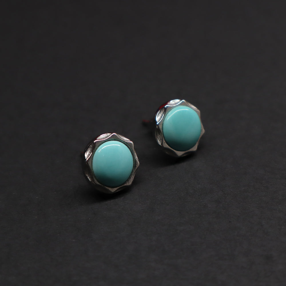 EastKarma  LOTUS WEALTH TURQUOISE EARRINGS