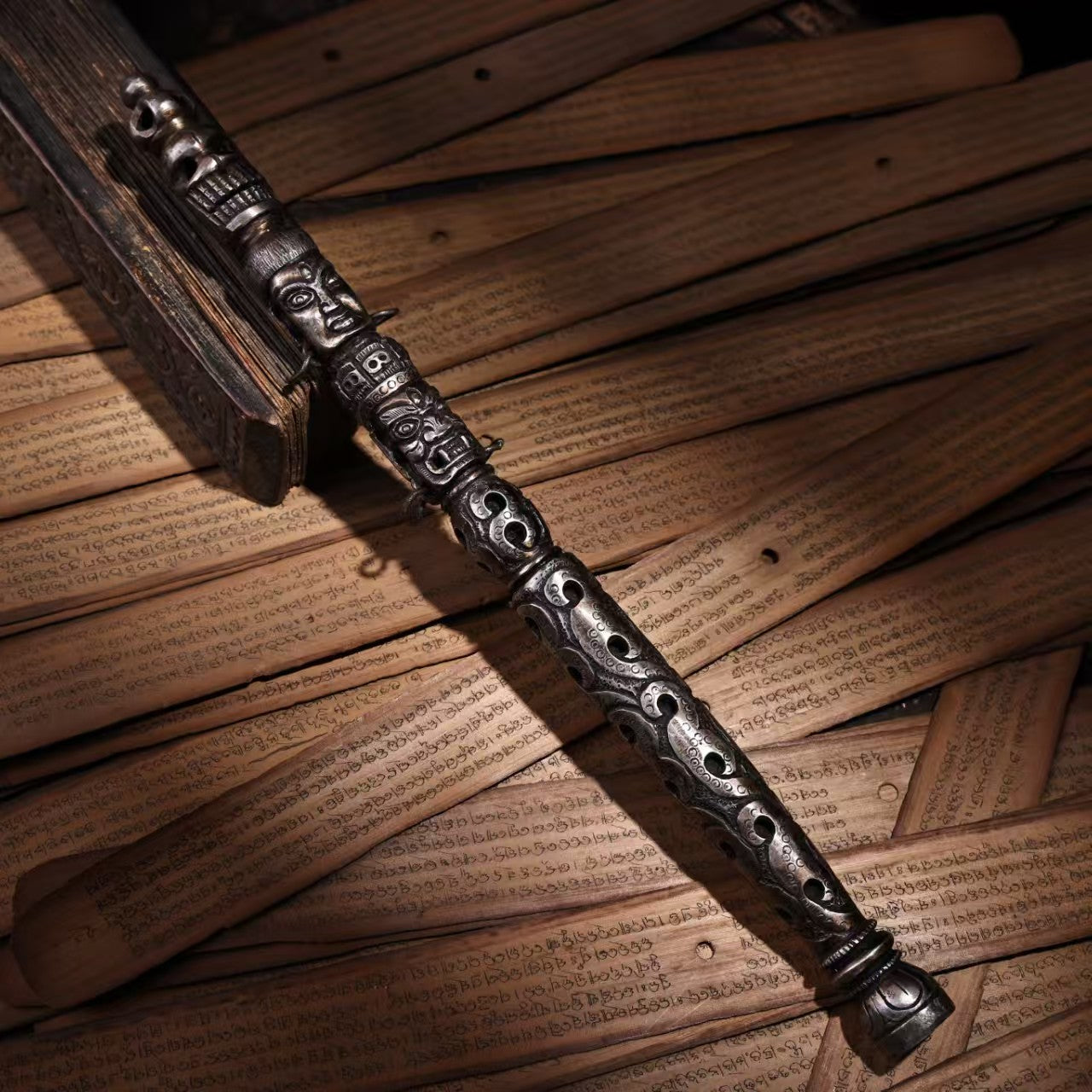 EastKarma IRON PHURBA GUARDIAN | METEORIC IRON RITUAL DAGGER OF PROTECTION AND INNER PEACE