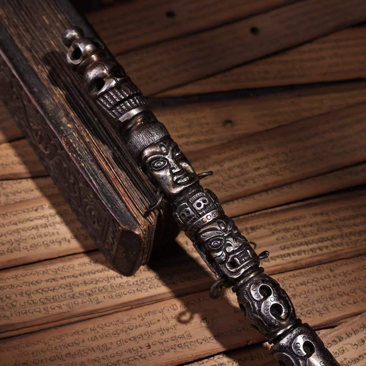 EastKarma IRON PHURBA GUARDIAN | METEORIC IRON RITUAL DAGGER OF PROTECTION AND INNER PEACE - Image 4