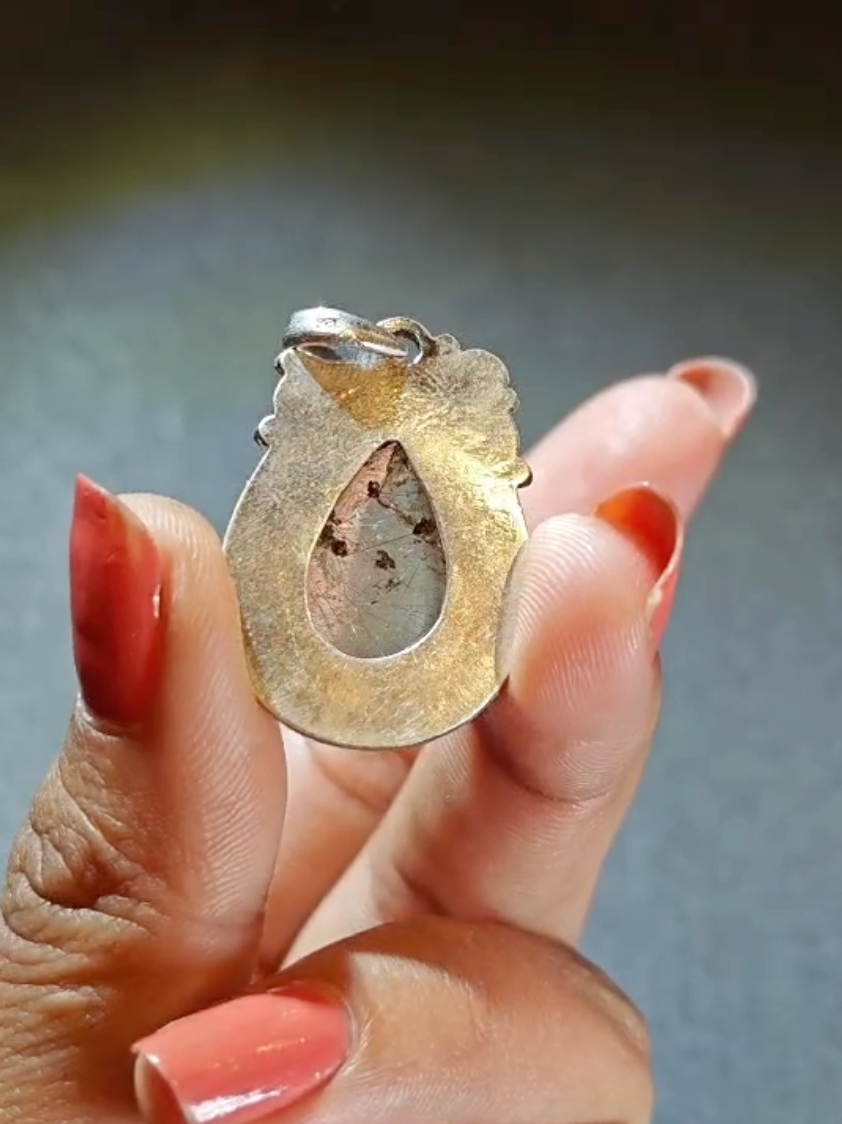 EastKarma PURITY TEAR CLEAR WHITE RUTILATED QUARTZ NECKLACE - Image 4