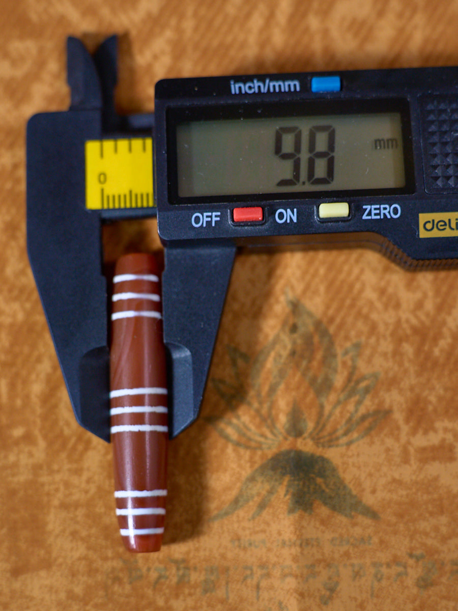 EastKarma ETERNAL HERITAGE ETCHED LINE AGATE DZI BEAD - Image 3