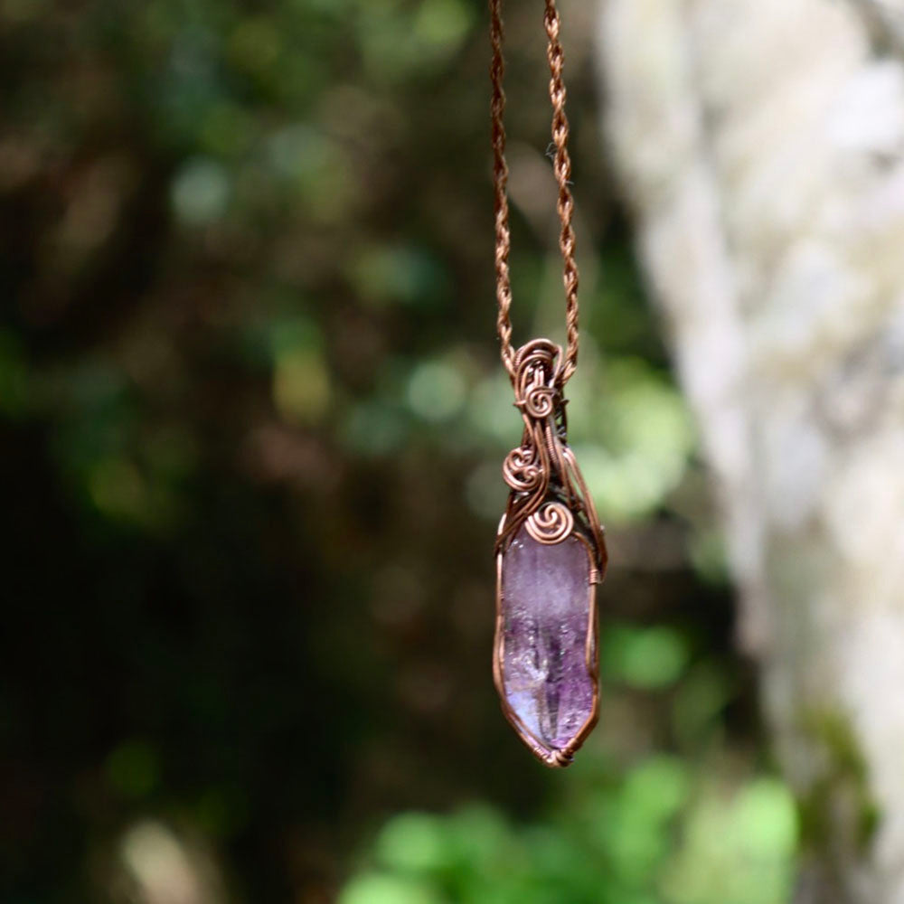EastKarma ZEN AURA ESSENCE AMETHYST NECKLACE