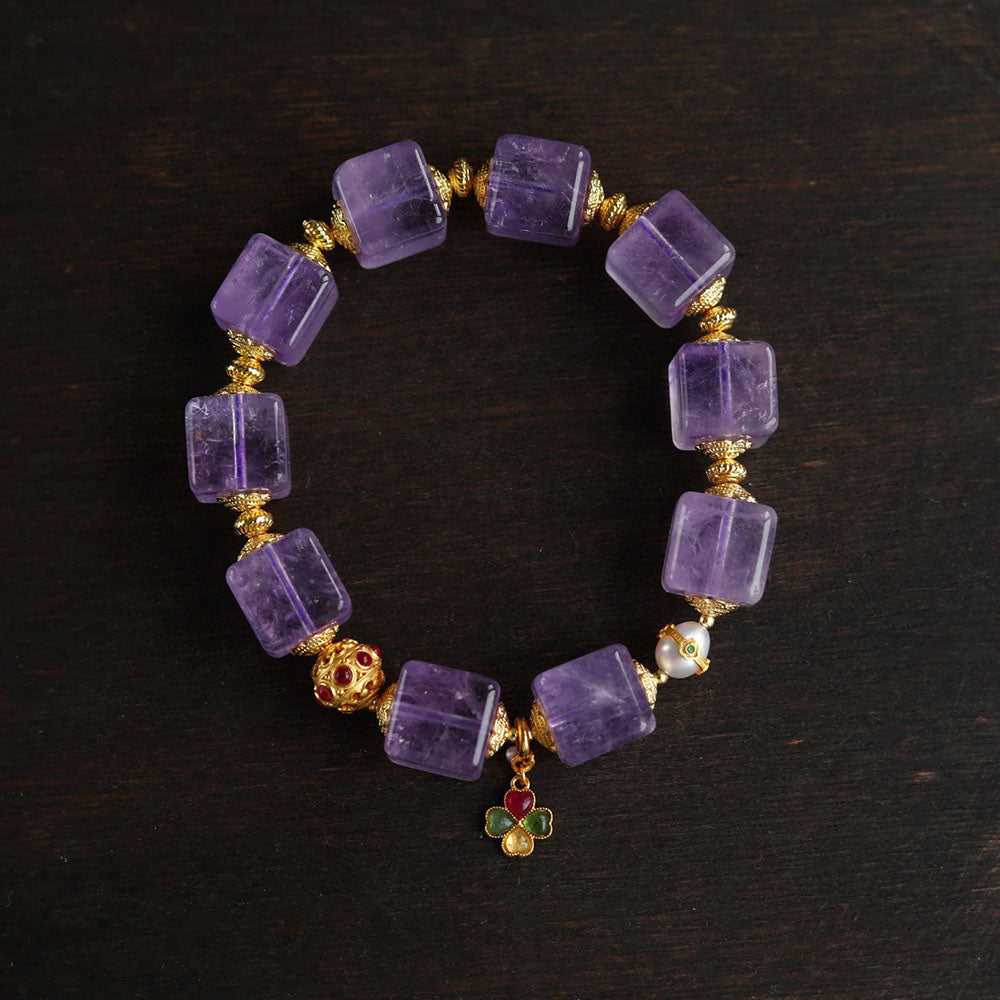 EastKarma CELESTIAL BLESSING HARMONY AMETHYST BRACELET
