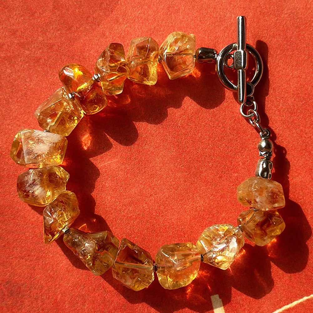 EastKarma DETAILED WEALTH CITRINE BRACELET - Image 5