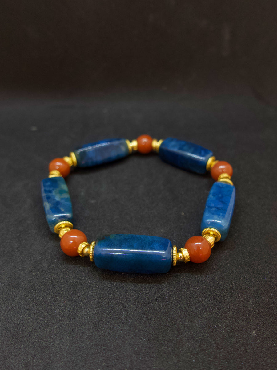 EastKarma AGATIZED CORAL SPIRITUAL PURITY BRACELET