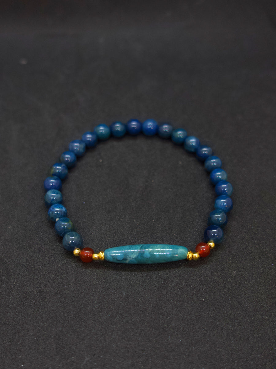 EastKarma Agatized Coral Ocean Harmony  Energy Bracelet