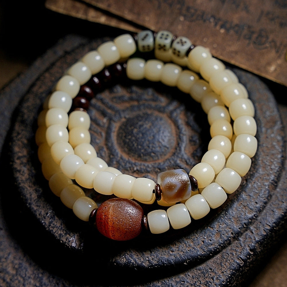 EastKarma SACRED BODHI AGATE PROTECTION NECKLACE
